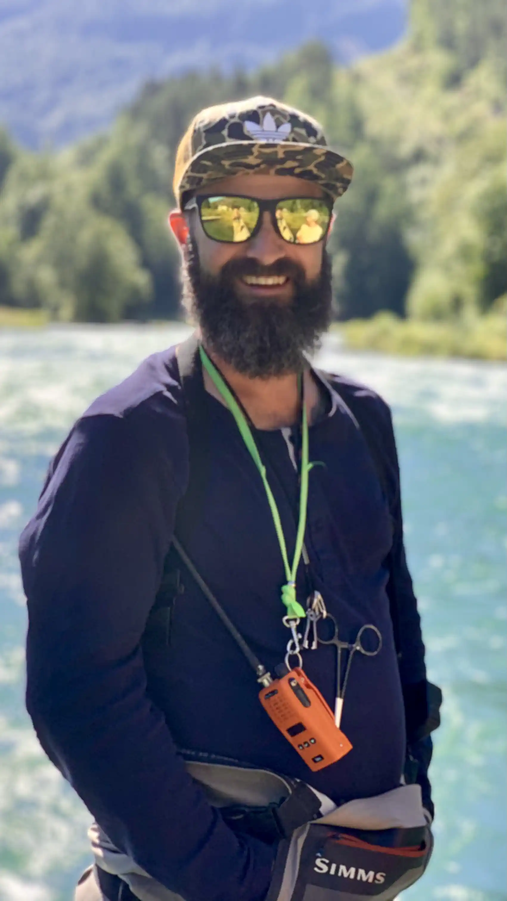 Portrait of The Fishing Guide, Atlantic Salmon Fishing